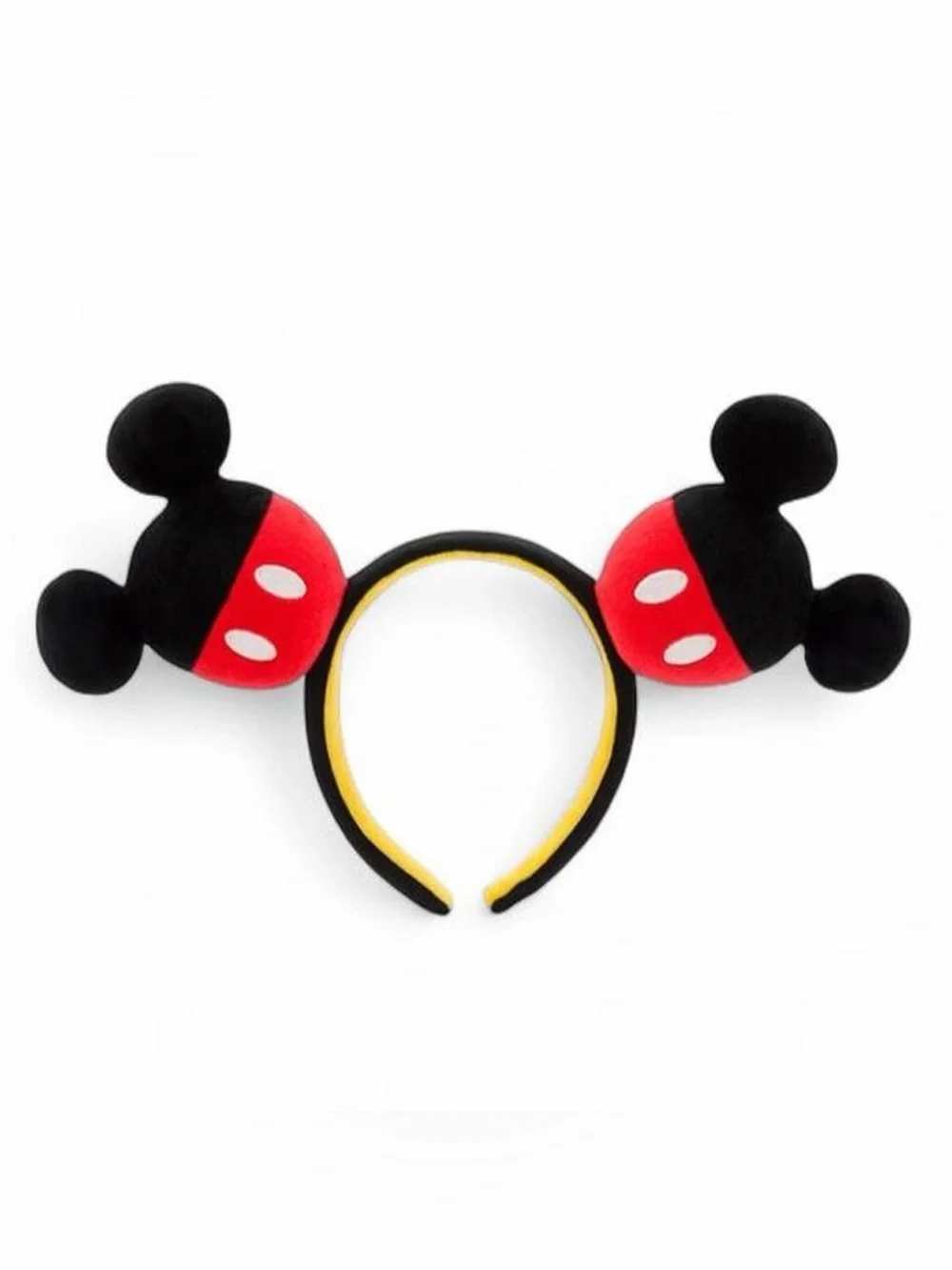 Mickey Mouse Inspired Ears Headband - Black & Red
